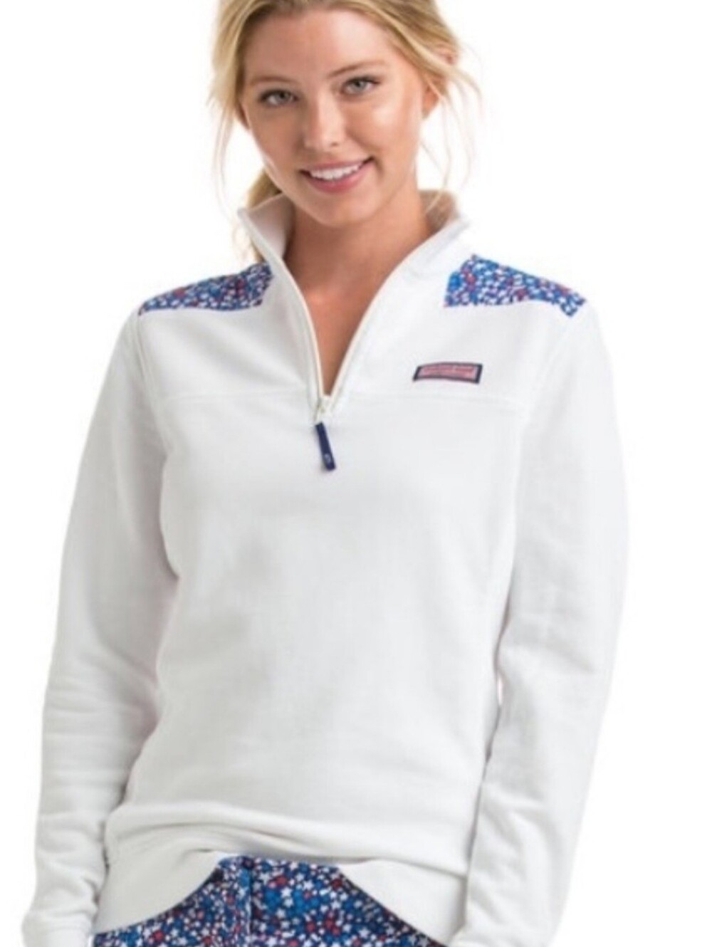 Vineyard Vines Women's Size Large Stars And Stripes Shep Shirt